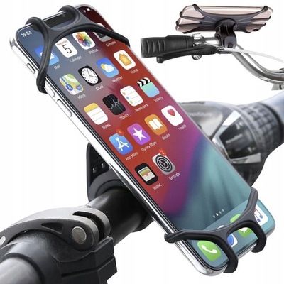 Uchwyt rowerowy na telefon z gumką
