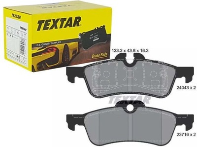 Textar гальмівні колодки гальмівні задня 2404381 фото №1