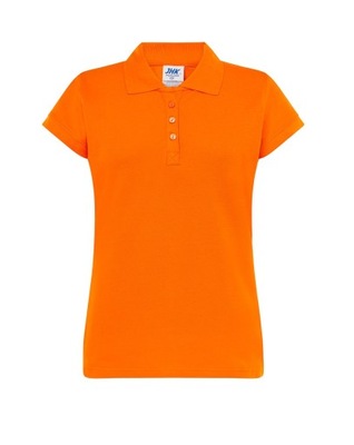Koszulka POLO damska JHK POMARAŃCZOWA orange L