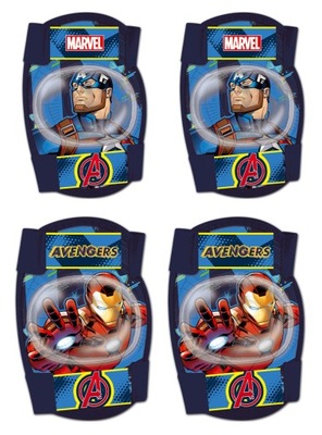 Ochraniacze rowerowe - kolana i łokcie Avengers