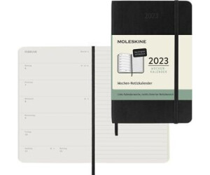 Moleskine kalendarz 2023 rok czarny A6 13,5x9 cm 15D91