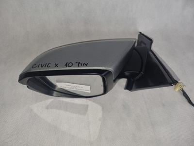 Honda civic x 15'- зеркало левая 10 pin ассистент фото №1