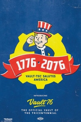 Fallout 76 Tricentennial - plakat 61x91,5 cm