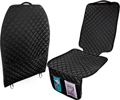 ALFOMBRILLA ALMOHADA PARA SILLA AUTO + PROTECCIÓN PARTE TRASERA ASIENTOS PROTECCIÓN  