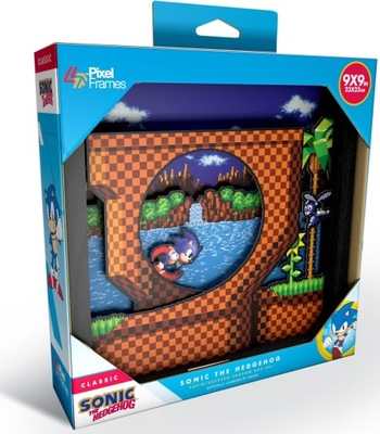 Pixel Frames Shadow Box Sonic the Hedgehog Loop L