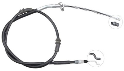 Трос тормоза ручного vw amarok 11- задняя фото №1