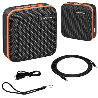 GŁOŚNIK BLUETOOTH PRZENOŚNY USB MP3 RADIO FM MANTA