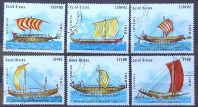 GWINEA BISSAU - 1988 - ŁODZIE ŻAGLOWE