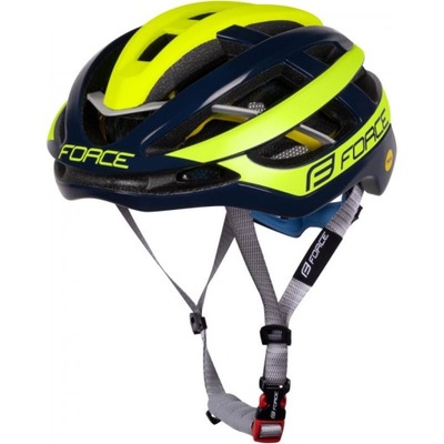 Force Lynx Mips żółty fluo-niebieski L-XL 58-62 cm