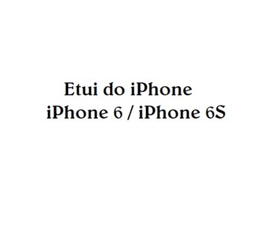 Etui Apple Silicone Case iPhone 6 / 6S