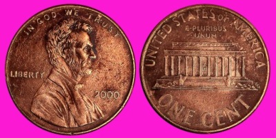 USA 1 Cent 2000 U 8