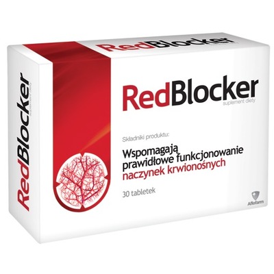 REDBLOCKER na naczyńka pajączki, 30 tabletek