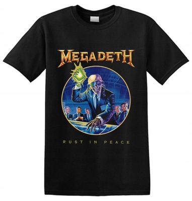 megadeth - rip rocznicowa moda męska KOSZULKA T-Shirt