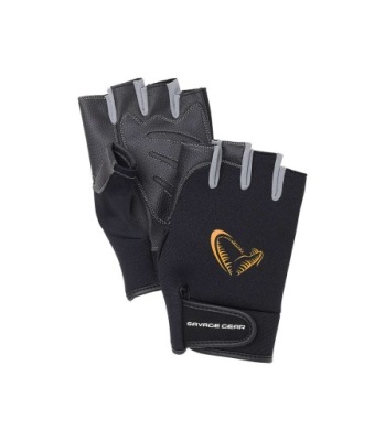 RĘKAWICZKI NEOPRENE SAVAGE GEAR HALF FINGER XL BLACK