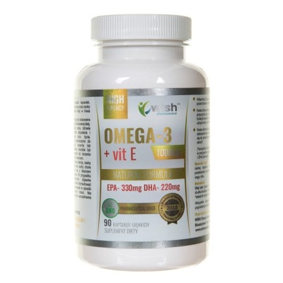 WISH OMEGA-3 + VIT E EPA DHA NATURAL FORMULA