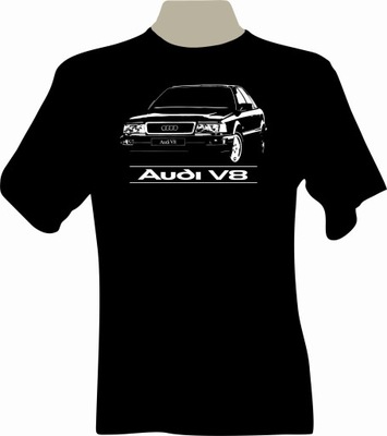 KOSZULKA T-SHIRT CON NADRUKIEM AUDI V8 D11  