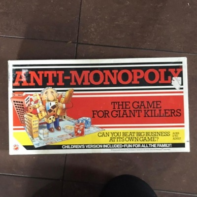 Gra planszowa Anti-Monopoly handel nieruchomościam