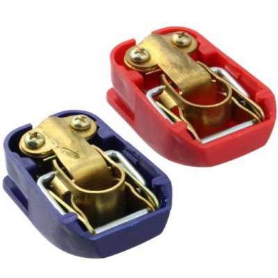Клеммы аккумулятор самозажимные 800a 2штуки 12/24 фото №1