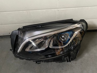Mercedes glc w 253 led performance ліва лампа гібрид фото №1