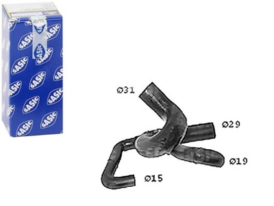 ПАТРУБОК ГИБКИЙ РАДИАТОРА [SASIC]