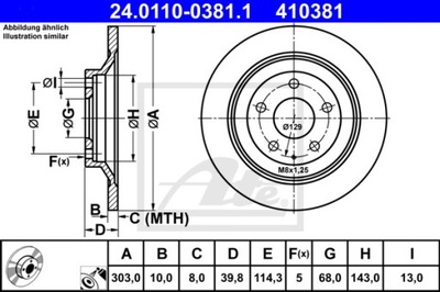 DISC BRAKE 24.0110-0381.1  