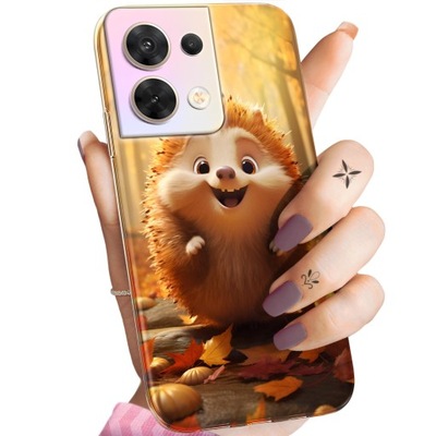 ETUI DO OPPO RENO 8 5G WZORY JEŻYK JEŻ JEŻYKI OBUDOWA POKROWIEC CASE
