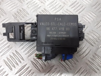 Блок управления модуль pdc citroen c5 i 9647741980 фото №1