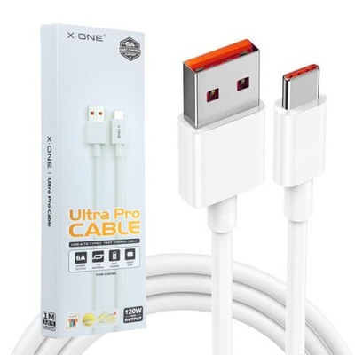 Ładowarka - KABEL USB USB-C typ C Xiaomi Redmi Poco Mi Turbo Charge 120W 6A