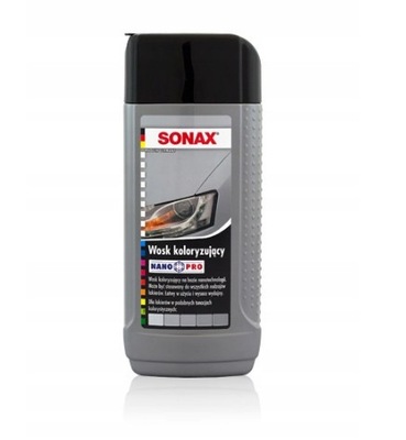 SONAX WOSK KOLORYZUJĄCY SREBRNY 250ml WAX