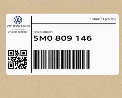 Лонжерон підкрилок 5m0809146 vw golf фото №1