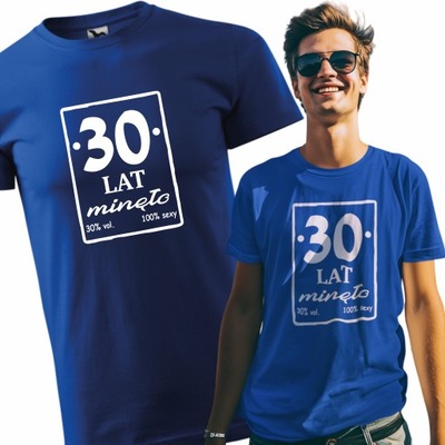 Prezent na 30 Urodziny Męska Koszulka na 30 urodziny 30 lat minęło XL