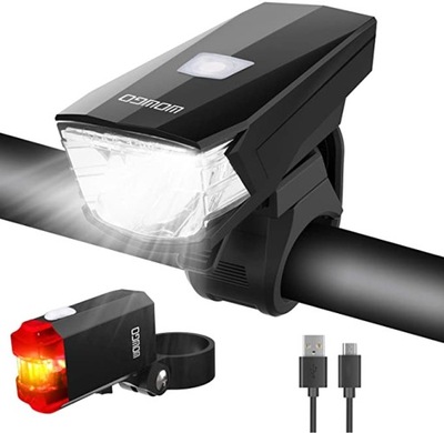 WOWGO Zestaw oświetlenia rowerowego LED
