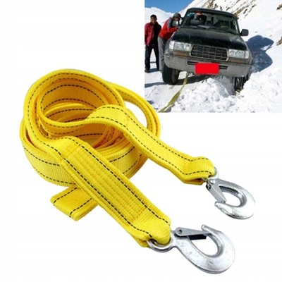 4 M PAS GANCHO DE REMOLQUE CORREA TOW STRAP WYTRZYMUJE CIEZAR PARA 5 TON  