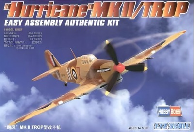 Hobby Boss 80216 Hawker Hurricane Mk II/Trop 1:72