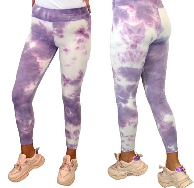 LEGGINSY SPORTOWE OMBRE fitness KOLORY