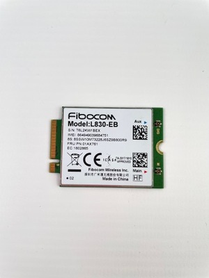 Modem WWAN do laptopów HP LENOVO Fibocom L830-EB LTE 4G