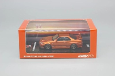 Wersja - w Stock1/64 Stopy Die Cast Can Model Orange RV Skyline Sports Car