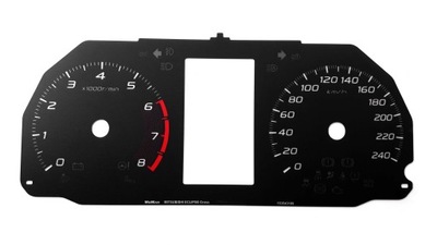 Mitsubishi eclipse cross гальмівні диски спідометра mph км/год фото №1