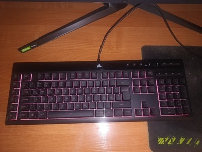 Klawiatura Corsair K55 RGB PRO QWERTZ DE