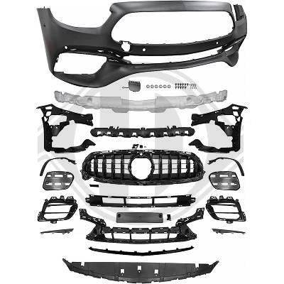 Бампер mercedes w213 20-23 look e63 amg black фото №1