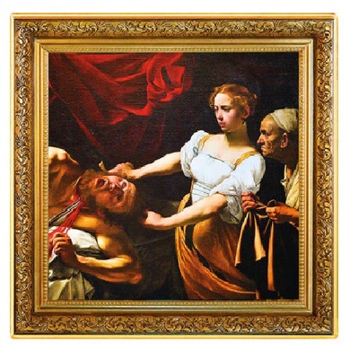 1 $, Caravaggio, Judyta odcinająca głowę