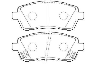 VALEO КОЛОДКИ ТОРМОЗНЫЕ FORD FIESTA VI 08-