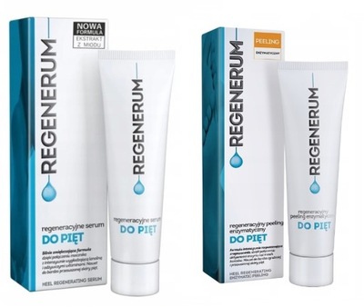 ZESTAW REGENERUM serum + peeling do stóp