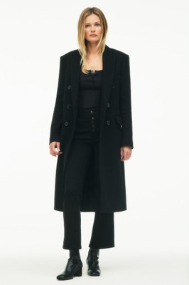 płaszcz oversize z domieszką wełny limited Zara M