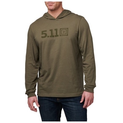 Bluza 5.11 Hooded LS Tee Ranger Green [Rozmiar: L]