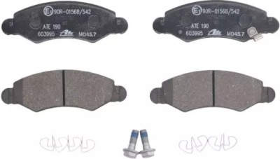 Ate тормозные колодки перед opel agila subaru justy iii ignis фото №1