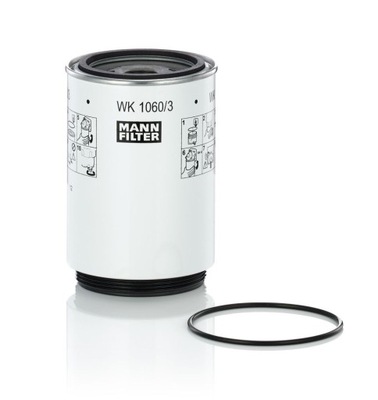 MANN-FILTER WK 1060/3 X FILTRO COMBUSTIBLES  