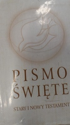 PISMO ŚWIĘTE STARY I NOWY TESTAMENT