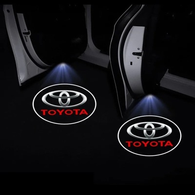 2024 LED CAR DOOR WELCOME LIGHT CAR LOGO PROJECTOR CAR BADGE FOR TOYOTA  