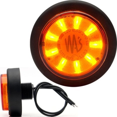 Универсальная фонарь  габаритная боковая waś led фото №1